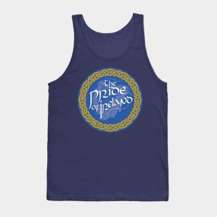 Pride of Ireland logo (Blue) Tank Top